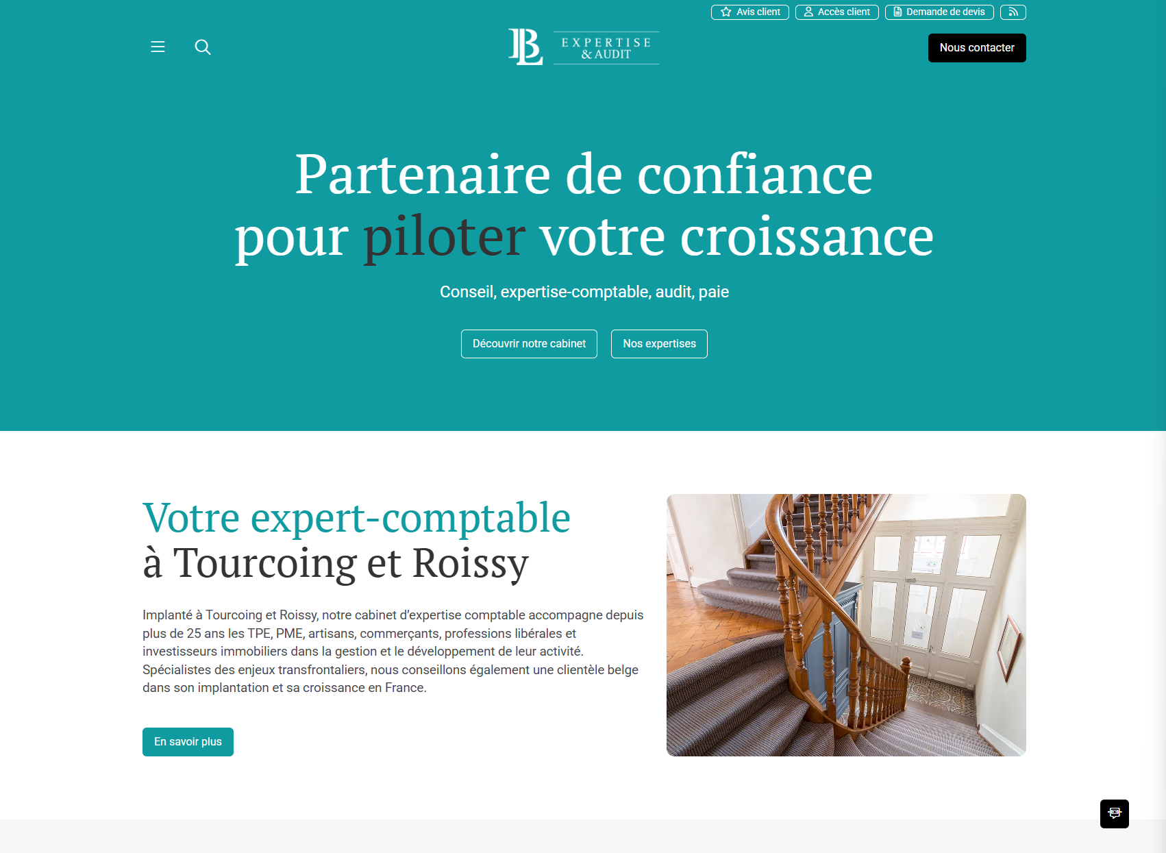 Site internet BL Expertise