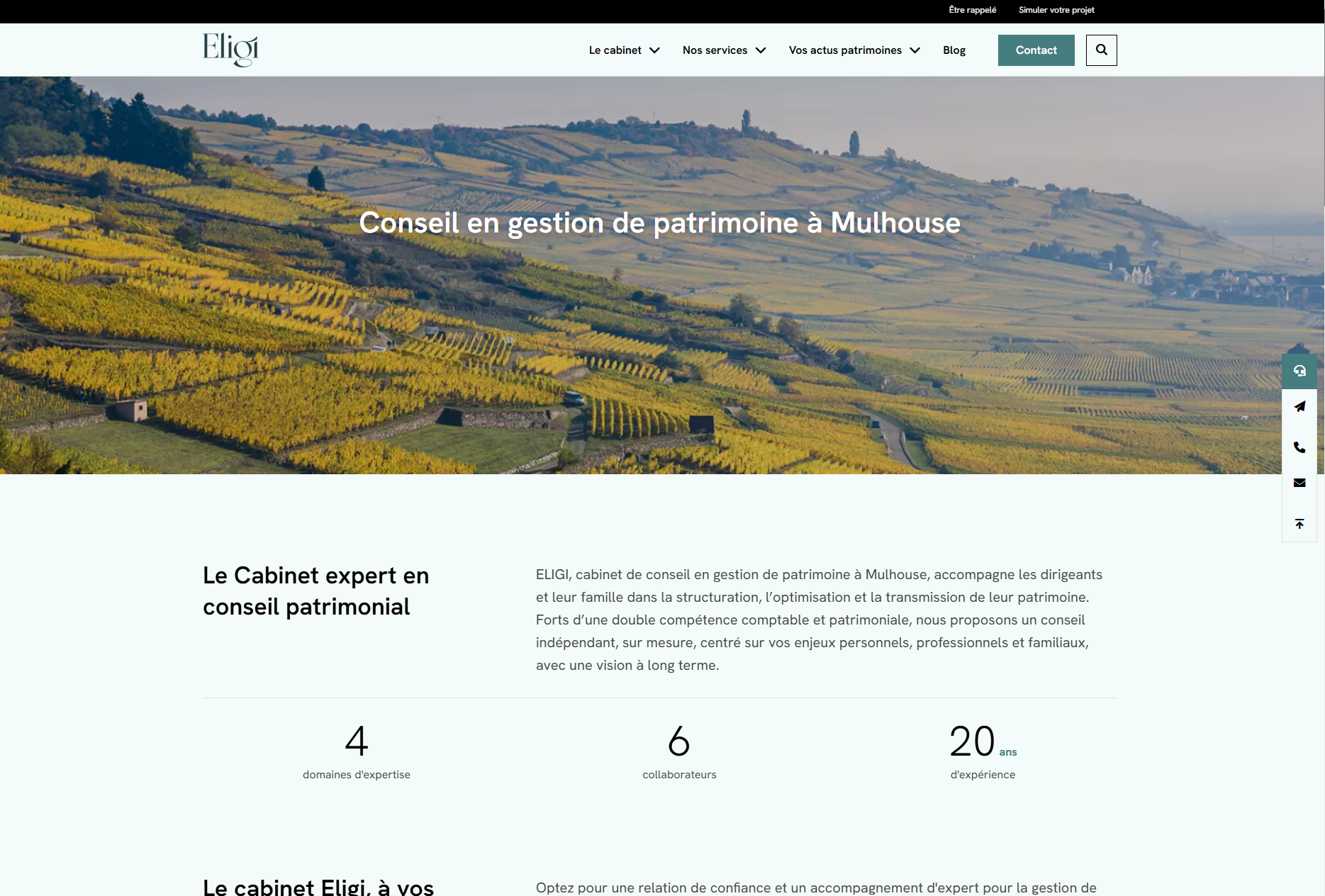 Eligi conseiller gestion patrimoine