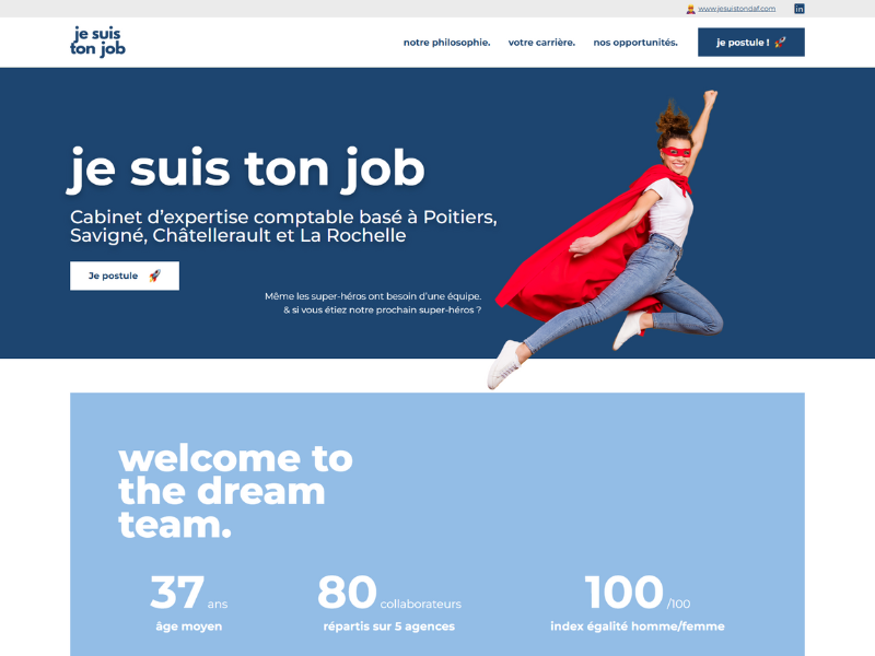 Site internet je suis ton job