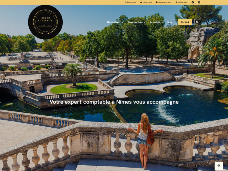 Site internet Delos expertise