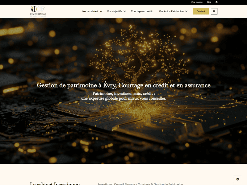Site internet Investimmo