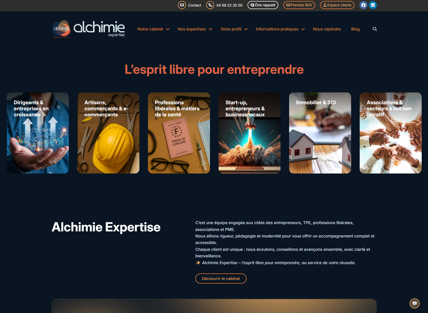 Site internet Alchimie conseil